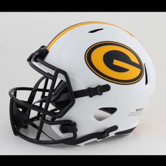 Davante Adams Signed Full-Size Lunar Eclipse Alternate Helmet Beckett Hologram - Picture 4 of 4